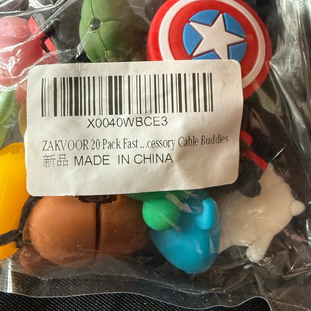 New 20 Pack of Characters for Cable Buddies. Phone chargers any Cable Addition - Picture 6 of 7